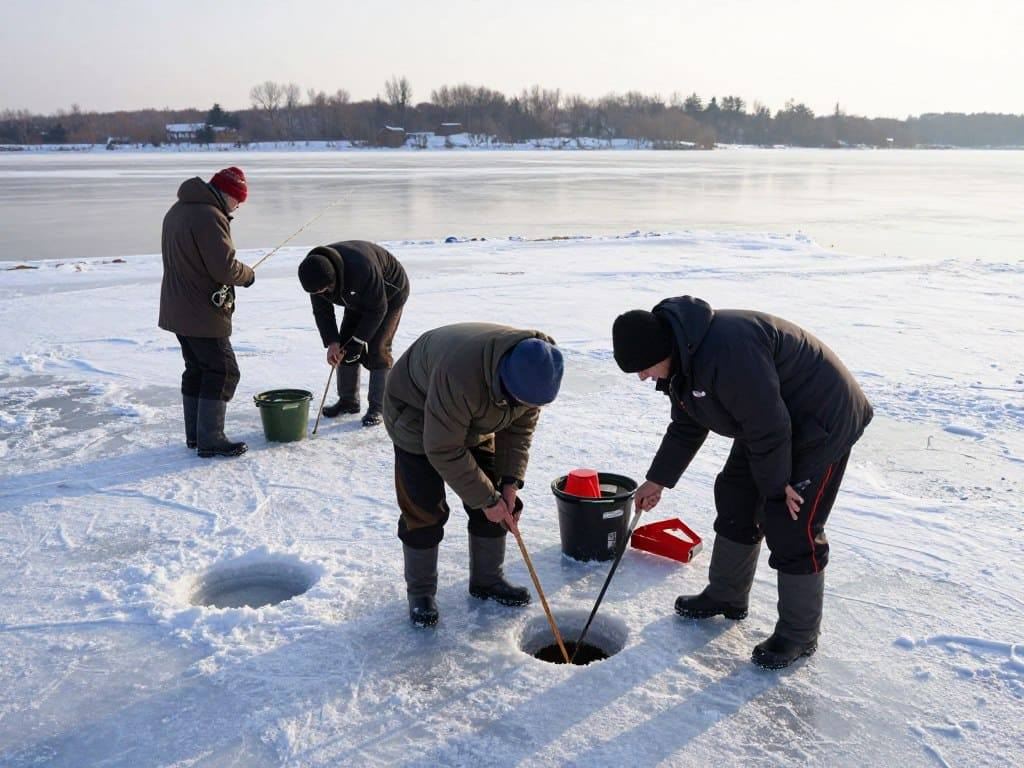 Откройте для себя идеальные места для зимней рыбалки.